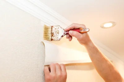 Pose de papier peint à Végennes — revêtements muraux et toiles de verre
